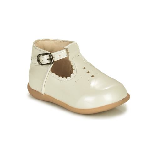 Chaussures Fille Ballerines / babies Little Mary ROMY Blanc