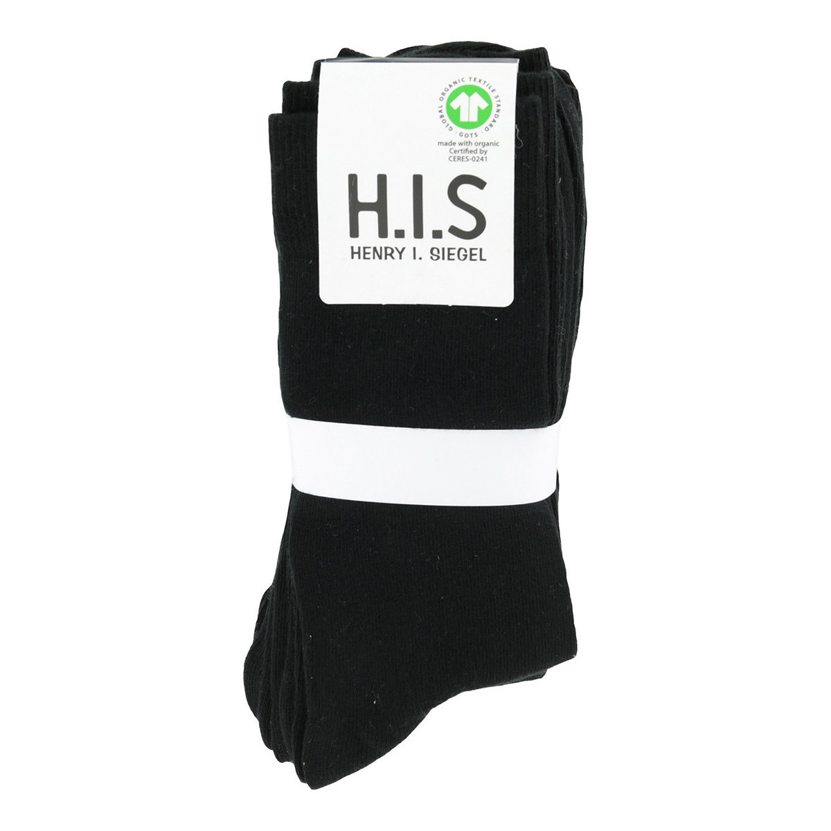 Sous-vêtements Homme Chaussettes H.i.s Pack x10 Socks Noir