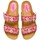 Chaussures Femme Sandales et Nu-pieds Desigual Sandales plates  ref 52736 Pink Rose