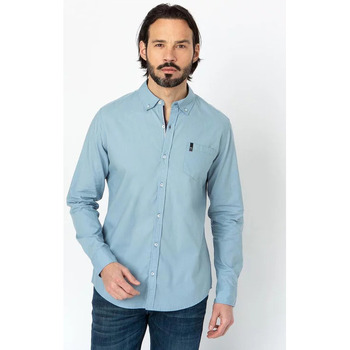 Vêtements Homme Chemises manches longues TBS EDRICCHE Bleu