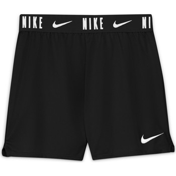 Vêtements Fille matching Shorts / Bermudas Nike jean doubler avec petit trou était déjà présent à lachat Noir