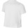 Vêtements Fille T-shirts manches courtes Nike T-shirt Sportswear Crop Blanc