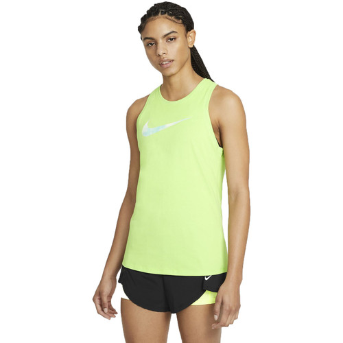 Vêtements Femme Débardeurs / T-shirts sans manche Nike Débardeur Dri-fit Vert
