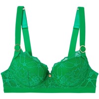 Sous-vêtements Femme Rembourrés Pomm'poire Soutien-gorge ampliforme en dentelle française verte Tokyo vert