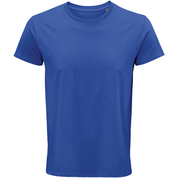 Vêtements Homme T-shirts crinkled manches longues Sols Crusader Bleu
