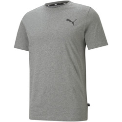 Vêtements Homme T-shirts LOGO manches courtes Puma T-shirt Essentials gris