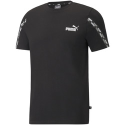 Vêtements Homme T-shirts manches courtes Puma T-shirt Power Tape Noir