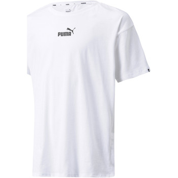 Vêtements Fille T-shirts Homme courtes Puma T-shirt Power Blanc