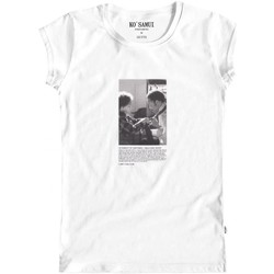 Vêtements Femme T-shirts & Polos Ko Samui Tailors T-shirt Pursuit noir et blanc blanc Blanc