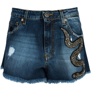 gilda & pearl lace-trimmed shorts