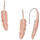 Montres & Bijoux Femme Boucles d'oreilles Fossil Boucles d'oreilles en acier Rose