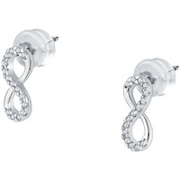 Montres & Bijoux Boucles d'oreilles Cleor Boucles d'oreilles  en Or 375/1000 Blanc et Oxyde Blanc