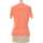 Vêtements Femme T-shirts & Polos Mango top manches courtes  36 - T1 - S Orange Orange