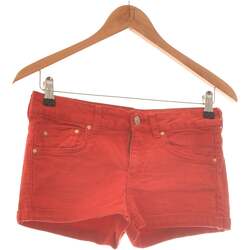 Vêtements Femme Shorts organic / Bermudas Mango Short  34 - T0 - Xs Rouge