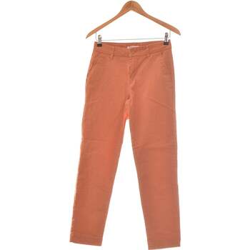 Vêtements Femme Pantalons fluides / Sarouels Camaieu Pantalon Slim Femme  34 - T0 - Xs Orange