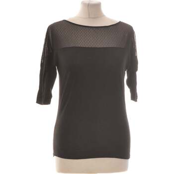 Vêtements Femme La sélection cosy Promod top manches courtes  36 - T1 - S Noir Noir