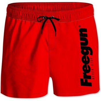 Vêtements Garçon Maillots / Shorts de bain Freegun Boardshort court garçon ceinture tout-élastiquée Rouge