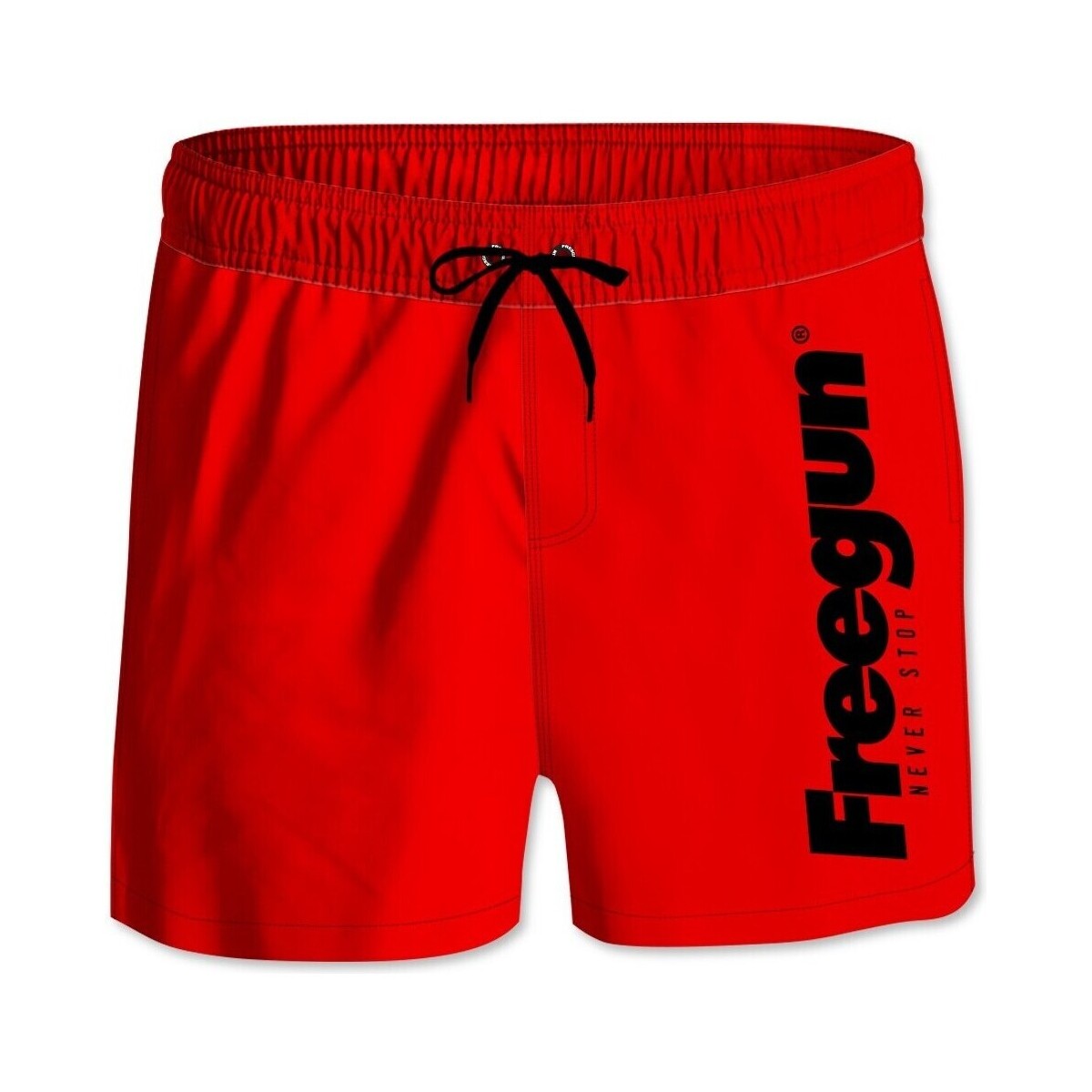 Vêtements Garçon Maillots / Shorts de bain Freegun Boardshort court garçon ceinture tout-élastiquée Rouge
