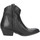 Chaussures Femme Bottes ville Made In Italia .1001. Texano Femme NOIR Noir