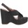 Chaussures Femme Sandales et Nu-pieds Bage Made In Italy 566 Sandales Femme NOIR Noir