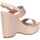 Chaussures Femme Sandales et Nu-pieds Bage Made In Italy 565 Sandales Femme POUDRE POUR LE VISAGE Rose