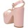 Chaussures Femme Sandales et Nu-pieds Bage Made In Italy 0411 Sandales Femme POUDRE POUR LE VISAGE Rose