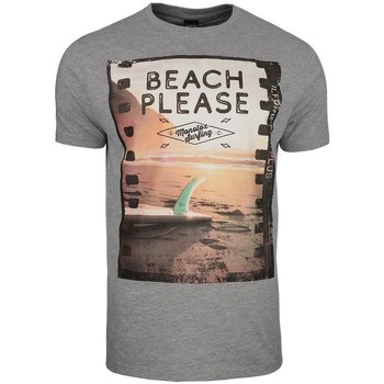 Vêtements Homme T-shirts manches courtes Monotox Beach Gris