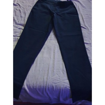 Vêtements Femme Pantalons 5 poches Sans marque pantalon bleu marine Bleu