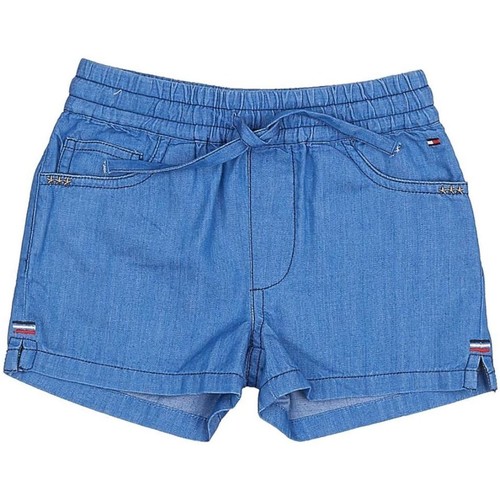 Vêtements Fille Shorts / Bermudas tommy Neceser Hilfiger  Bleu