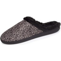 Chaussures Femme Chaussons Isotoner Chaussons mules animal Léopard