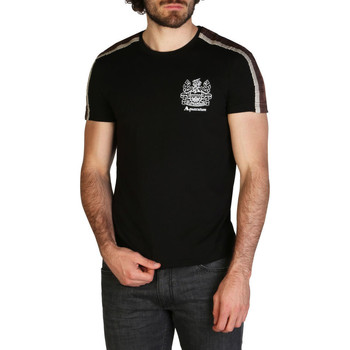 Vêtements T-shirts & Polos Aquascutum - qmt017m0 Noir