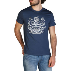 Vêtements T-shirts & Polos Aquascutum - qmt002m0 Bleu