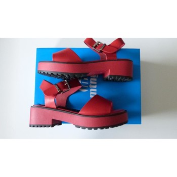 MTNG sandales simili Rouge