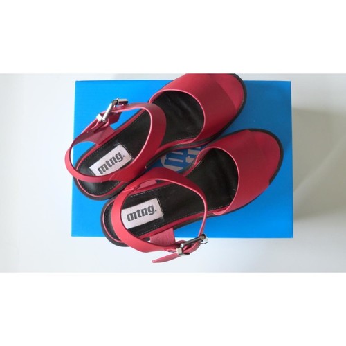 MTNG sandales simili Rouge - Chaussures Sandale Femme 10,00 €