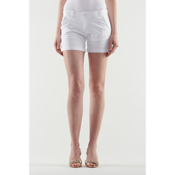 Vêtements Femme Shorts / Bermudas Le Temps des Cerises Short live court blanc WHITE