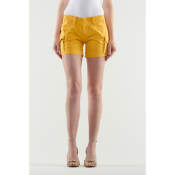 Vêtements Femme Shorts / Bermudas Le Temps des Cerises Short tokio court jaune SUNFLOWER