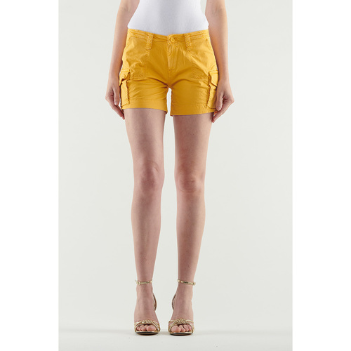 Vêtements Femme Shorts / Bermudas Le Temps des Cerises Short tokio court jaune Jaune