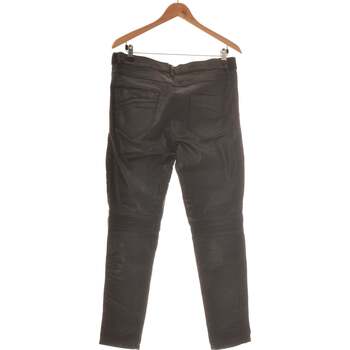 Sisley pantalon slim femme  40 - T3 - L Noir Noir