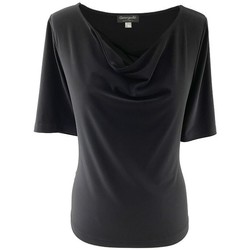 Vêtements Femme Tops / Blouses Georgedé Chemise Scarlett En Noir