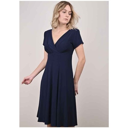Vêtements Femme Robes Femme | Robe Annie en Jersey Unie Bleu Marine - FY39245