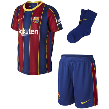 Vêtements Enfant Adidas Boost 380 Pyrite Nike Ensemble Short  FC BARCELONE 20/21 Bleu