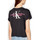 Vêtements Femme T-shirts manches courtes Calvin Klein Jeans Classic logo Noir