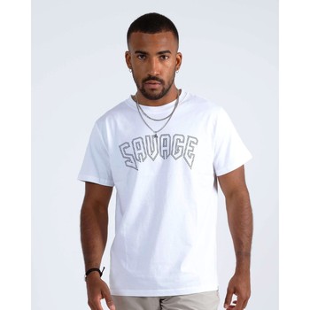Vêtements Homme T-shirts manches courtes Savage CREW BIG LOGO Blanc