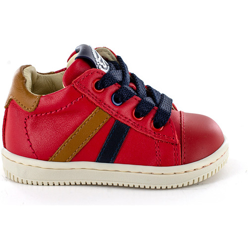 Chaussures Garçon Baskets montantes The Happy Monk Ber Red-Cuelo Rouge