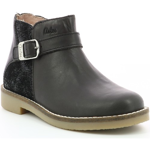 Chaussures Fille Beginner Boots Aster Wizy Noir Noir