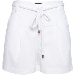 Vêtements Femme Shorts / Bermudas Ea7 Emporio Armani trim 3KTS54 TN3EZ Blanc