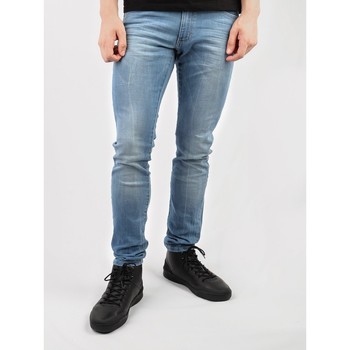 VêBronze Homme Jeans slim Wrangler Bryson W14XEH76B Bleu