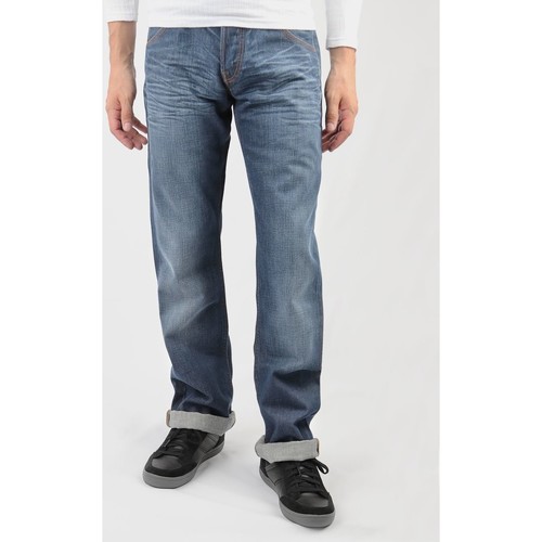 Homme Lee Flint L702RNSM niebieski - Vêtements Jeans droit Homme 48 