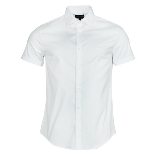 Chemises Manches Courtes Emporio Armani 8N1C91 Blanc - Livraison Gratuite 