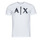Vêtements Homme T-shirts manches courtes Armani Exchange 3LZTHA Blanc / Camouflage